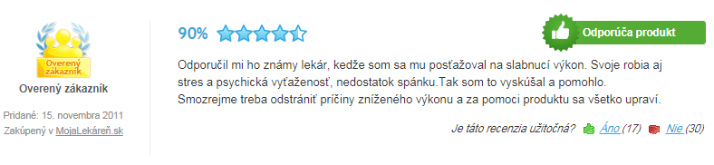 Recenzia ArginMax Forte pre mužov na heureke