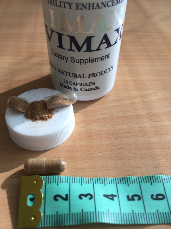 Veľkosť tablety Vimax je iba 1,8cm. Preto by ste nemali mať problém s jej prehĺtaním.