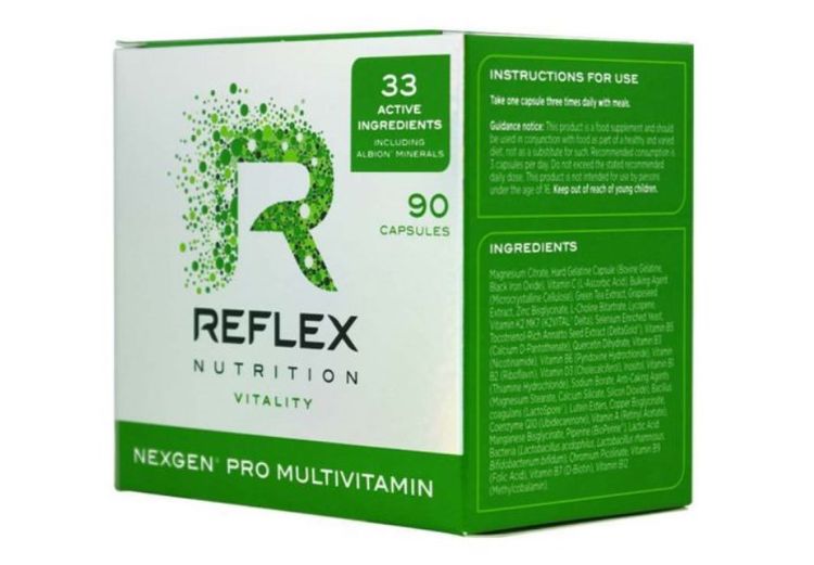 Reflex Nutrition Nexgen Pro zloženie