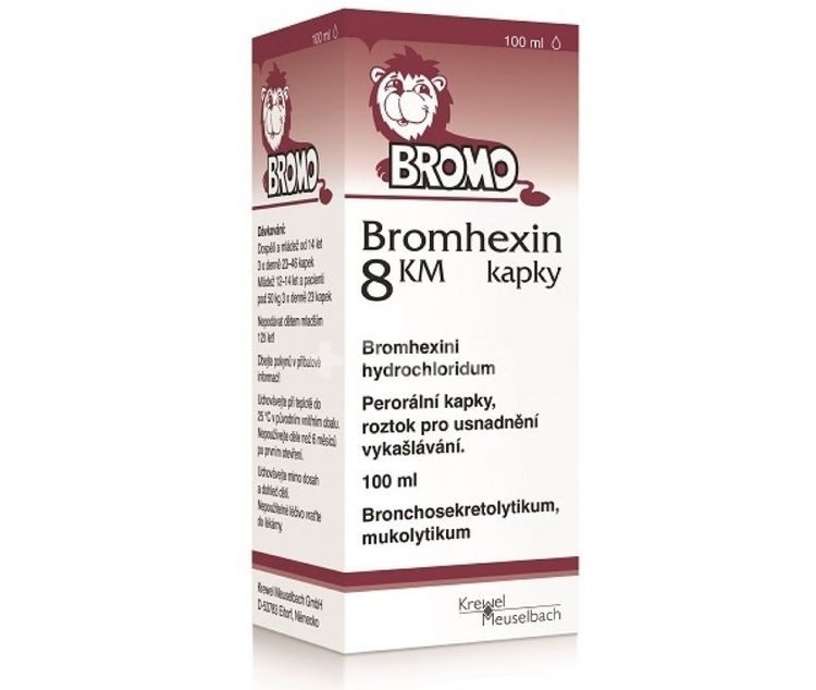 Bromhexin 8 – kvapky proti kašľu