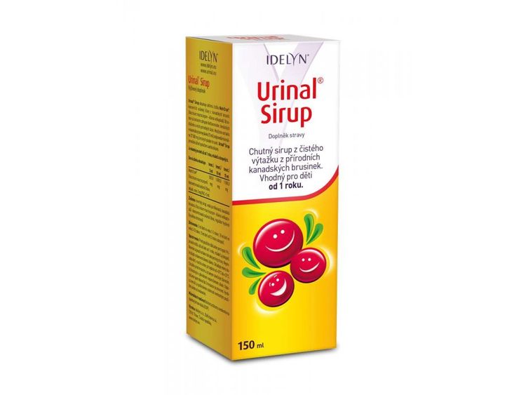 Výživový doplnok s extraktom z brusníc Urinal Sirup