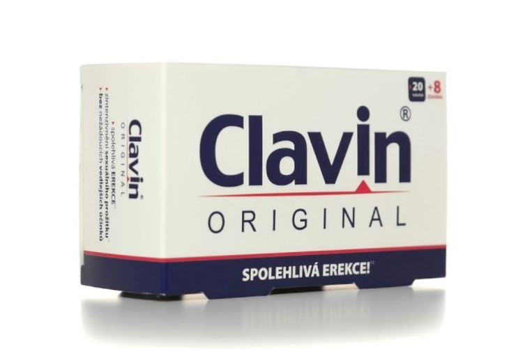 Clavin Original tabletky na podporu erekcie s prírodným zložením