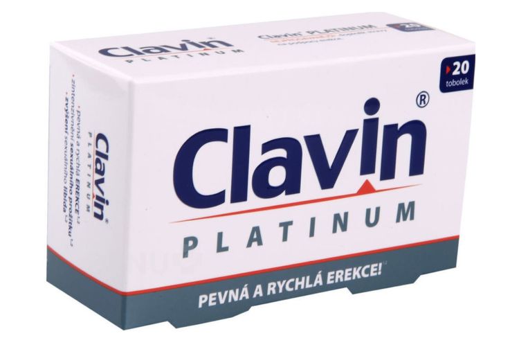 Clavin Platinum na podporu erekcie
