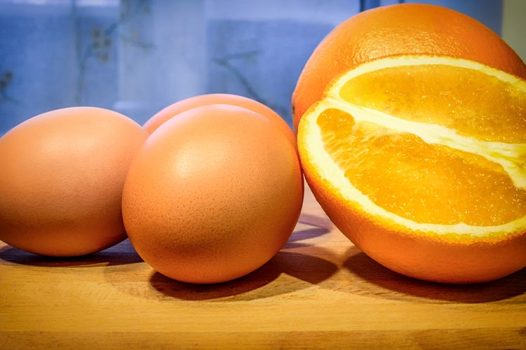 Pomaranče sa často kombinujú s vajíčkami kvôli doplneniu bielkovín