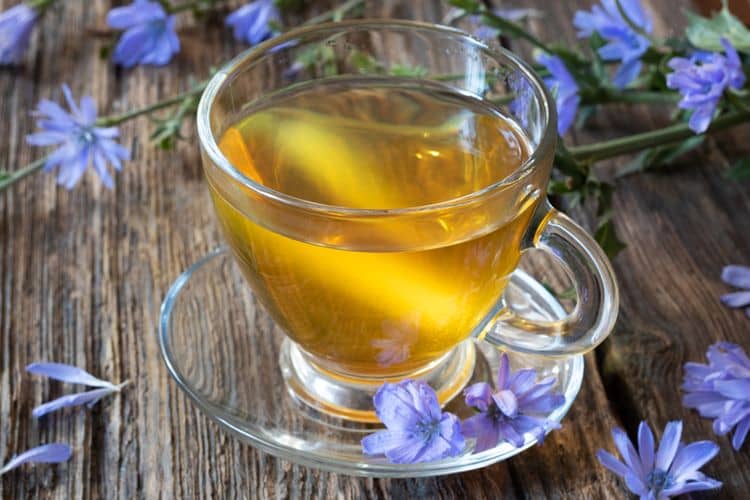 Čakankový čaj pomáha s trávením aj pálením záhy