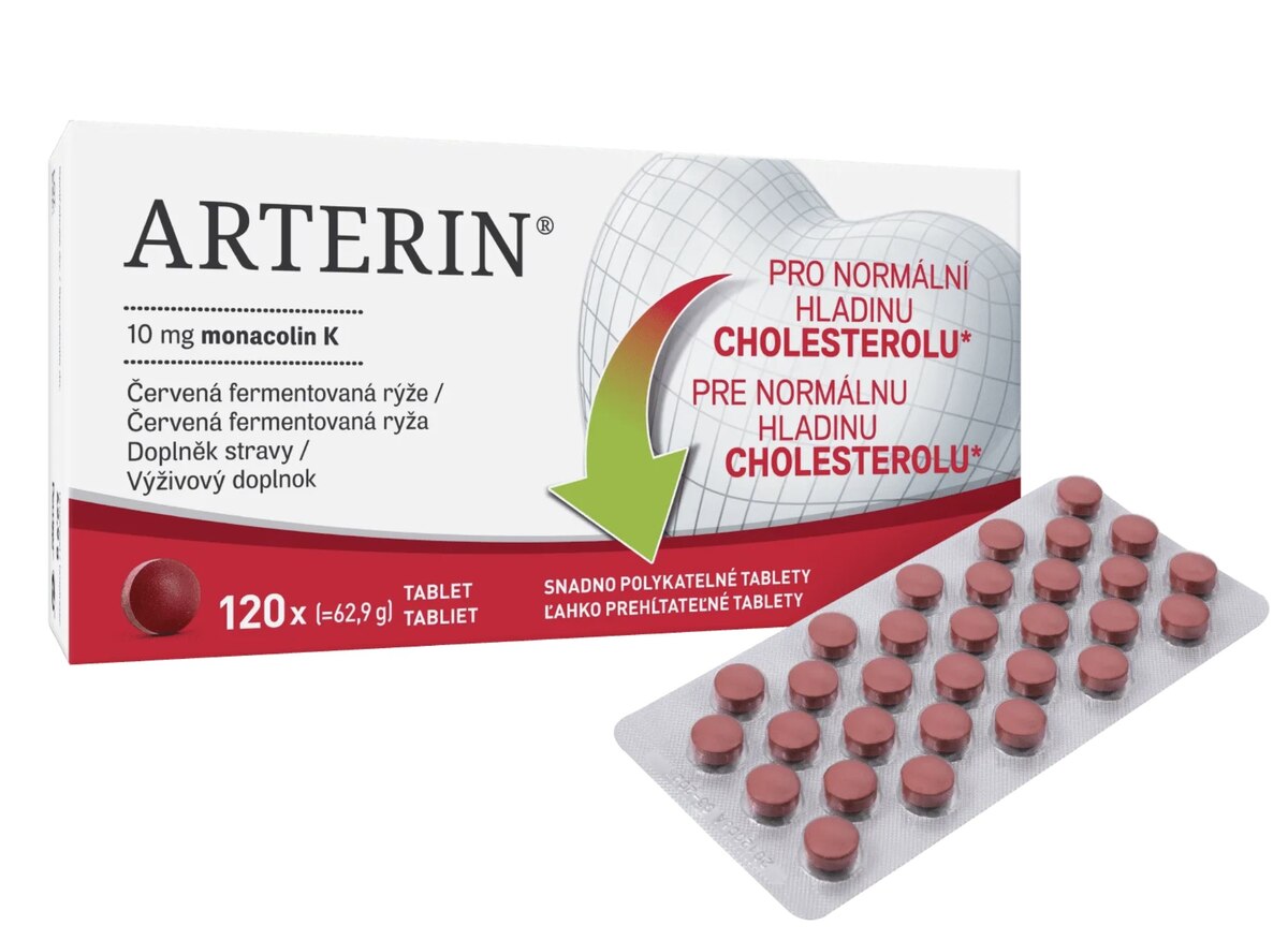 Tabletky Arterin na zníženie cholesterolu