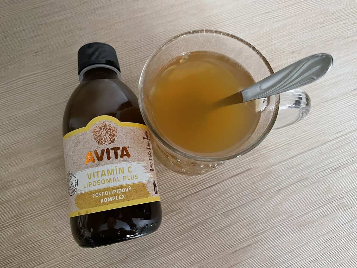 Lipozomálny vitamín C Avita v čaji