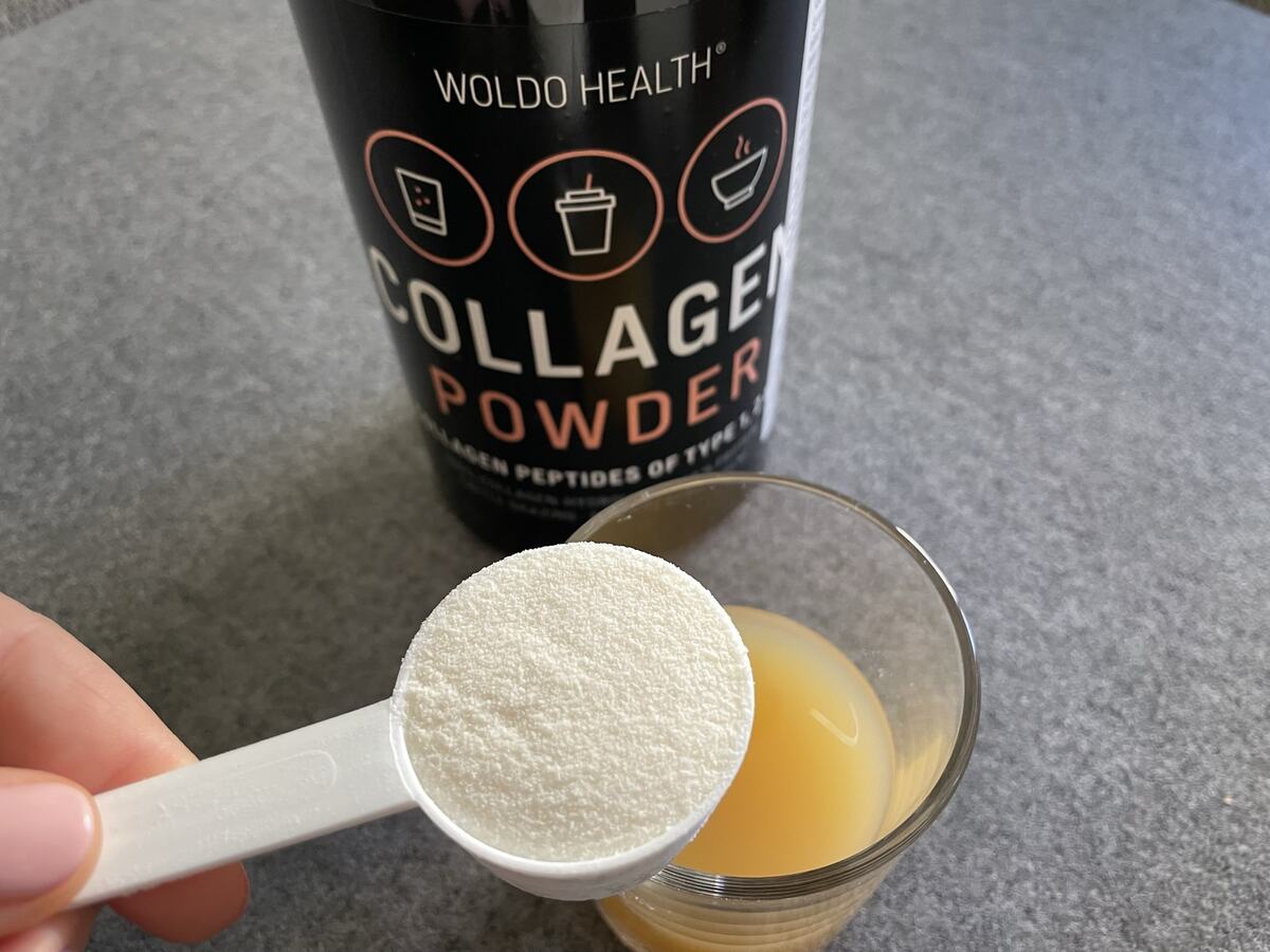 Dávkovanie Collagen Pulver od Woldo Health