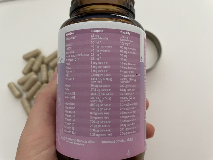 Zloženie Multivitamínu pre ženy Blendea