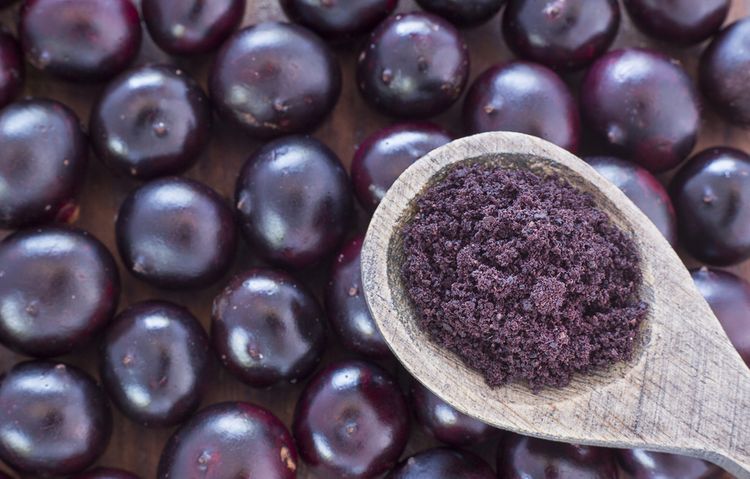 Acai berry vo forme prášku