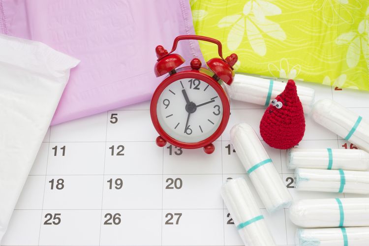 Ako oddialiť menštruáciu - menštruačný kalendár a tampóny