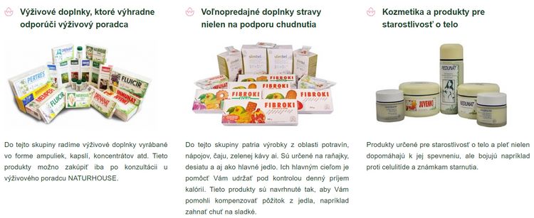 Naturhouse produkty