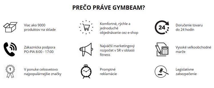 Výhody GymBeam eshopu