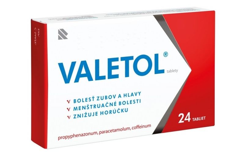 Valetol - recenzia lieku proti bolesti a horúčke