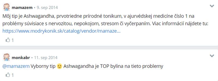 Skúsenosti s ashwagandhou na modromkonikovi.sk