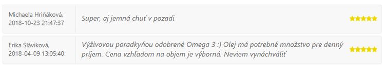 Recenzie na omega-3 rybí olej na pilulka.sk