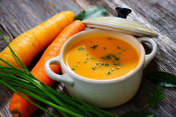 Jednoduchá mrkvová polievka pri žlčníkovej diéte