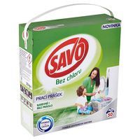 Savo bez chlóru Prášok na pranie na farebné aj biele 3,5 kg (50 praní)