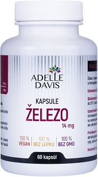 Adelle Davis Železo 60 kapsúl