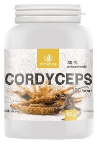 Allnature Cordyceps 100 kapsúl