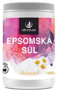 Allnature Epsomská sůl Heřmánek 1000 g