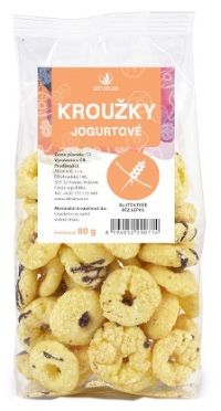 Allnature Krúžky jogurtové 80 g