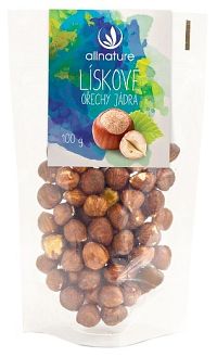 Allnature Lískové ořechy jádra 100 g