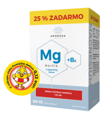 Aporosa Hořčík 150 mg + B6 75 tabliet