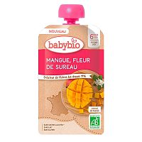 Babybio Mango bazový kvet 5 x 120 g