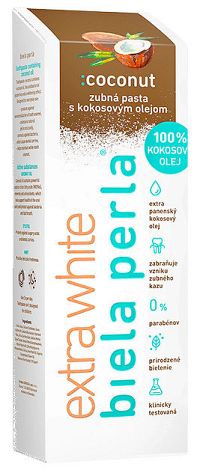 Biela perla Ccoconut zubná pasta 75 ml