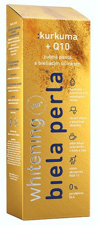 Biela Perla Kurkuma + Q10 zubná pasta 75 ml