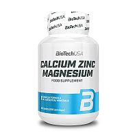 BioTech USA Calcium Zinc Magnesium 100 tabliet