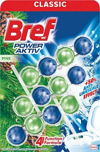 Bref Power Aktiv WC blok Pine 3 x 50 g