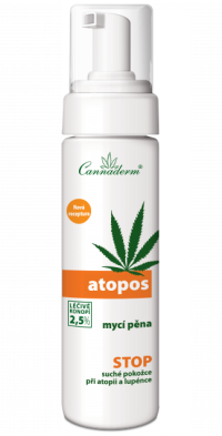 Cannaderm Atopos umývacia pena 180 ml