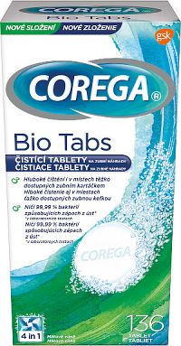 Corega Tabs bio formula 136 ks