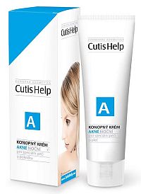 CutisHelp konopný nočný krém akné 30 ml