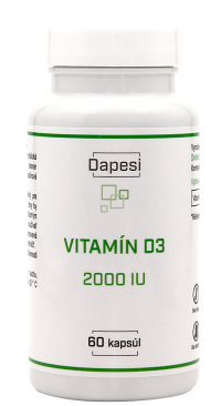Dapesi VITAMÍN D3 2000 IU kapsúl 60 ks