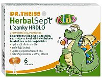 Dr.Theiss HerbalSept Kids lízanky hrdlo 6 ks
