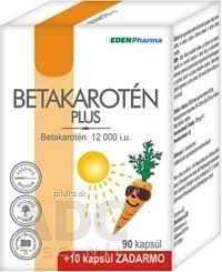 EdenPharma Betakarotén Plus 100 kapsúl