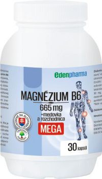 EDENPharma MAGNÉZIUM + Vitamín B6 30 tabliet