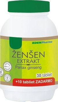 EdenPharma Ženšen extrakt 40 tabliet