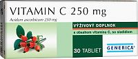 Generica Vitamin C 250 mg 30 tabliet
