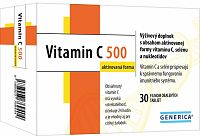 GENERICA Vitamin C 500 aktivovaná forma tabliet flm 30 ks