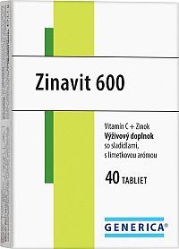 Generica Zinavit 600mg 40 tabliet limetka