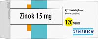 Generica Zinek 15 mg 120 tabliet
