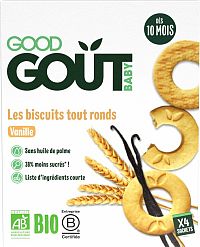 Good Gout BIO Vanilkové kolieska 80g