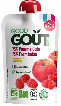 Good Gout Jablko s malinou Bio 120 g