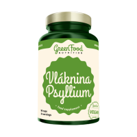 GreenFood Vláknina Psylium 96 kapsúl