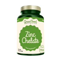 GreenFood Zinok Chelát 60 kapsúl