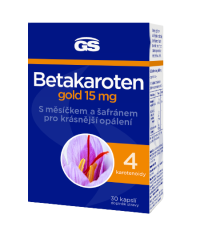 GS Betakaroten gold 15mg 30 kapslí